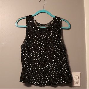 Forever 21 Plus Polka Dot Tank Top | Size 0X | Used